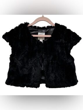 Cat & Jack Faux Fur Black Shrug
